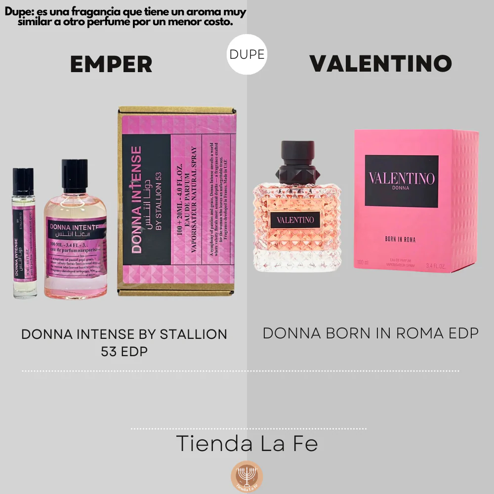Emper Donna Intense Women 100ml + Decant 20ml By Stallion 53